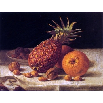 John F Francis Oranges and Pineapple, 21"x28" Wall Decal