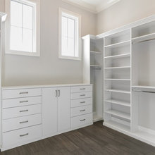 Master closet features