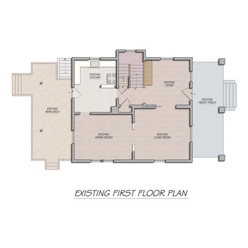 Historic Addition with New Kitchen and Bathrooms