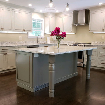 Open Concept Kitchen Remodel in Wakefield MA