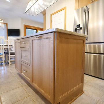 Warm Wood Wonder: White Oak Kitchen Remodel with Smart Storage