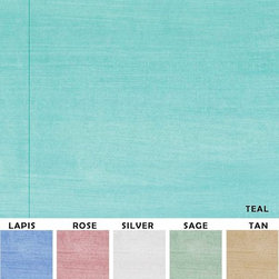 Removable and Reusable Raw Silk Organic - Wallpaper