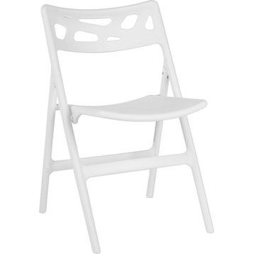 Timothy Folding Chairs, Set of 4, White