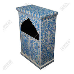 WOOD BONE INLAY 2 DOOR CABINET - Furniture