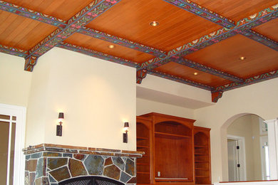 Decorative Painting for Craftsman style beams