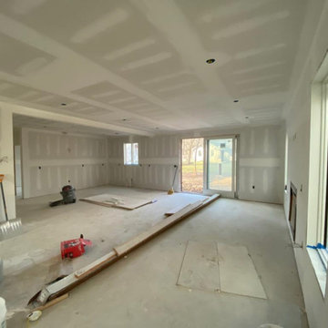 Drywall installation for new home