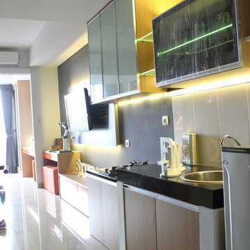 Interior Apartemen Dago Suite 1 Bed Room Harley Davidson