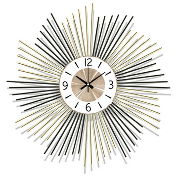 Luxury Decorative Artsy Wall Clock, Dia25.6"