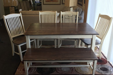 Dining room - rustic dining room idea in San Francisco