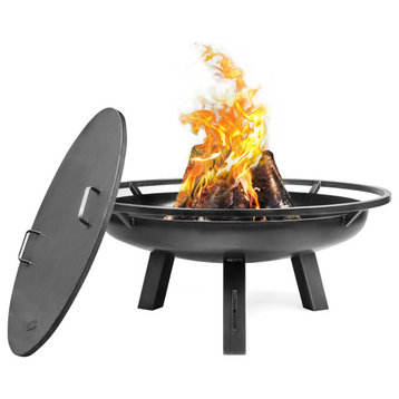 Porto 24" Fire Pit With Cover Lid