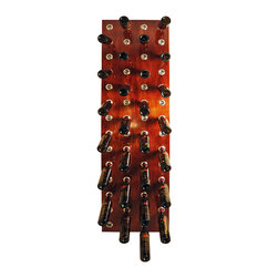 Mahogany Panel - Wine Racks