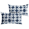 Sunbrella Midori Indigo Outdoor Pillow Set, 14x24