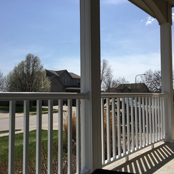 Porch Composite Post and Railing update
