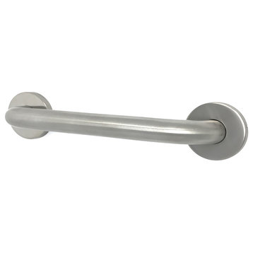Clench Stainless Steel Grab Bar, 24', Satin Stainless