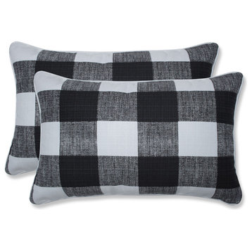 Outdoor/Indoor Anderson Matte Rectangular Throw Pillow, Set of 2