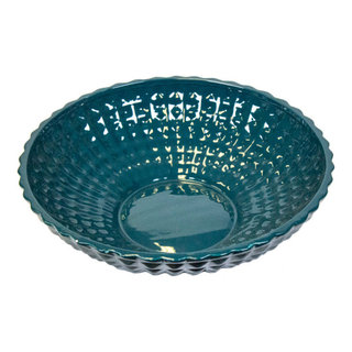 Sagebrook Home, Marble Pleated Bowl main image 1