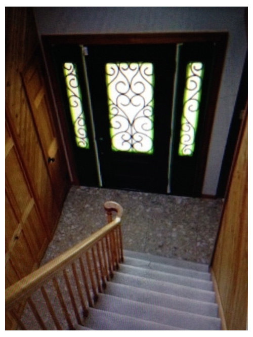 Need Help For My Foyer Should I Paint The Spindles A Black Color To Look Like Wrought Iron Match On Front Door Or Will Doing This Make Hallway Too Small
