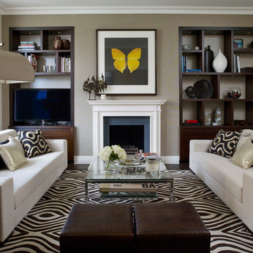 Transitional Living Room