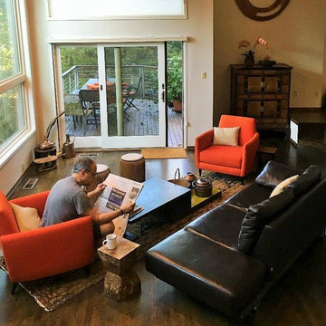 Living room - enjoying coffee the next morning