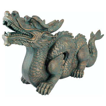 Large Asian Dragon Of The Great Wall