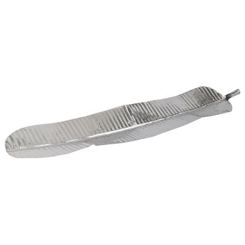 Stainless Steel Banana Leaf, Large