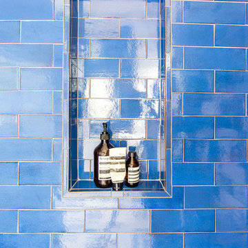 Stunning Sapphire Blue Bathroom