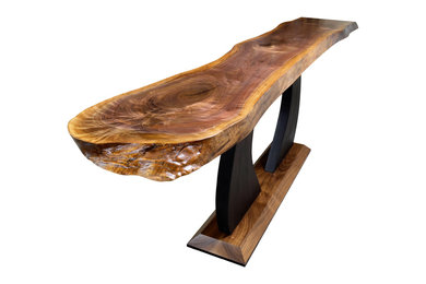 Live Edge Console Table