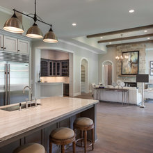 Lake house similar kitchen / family room