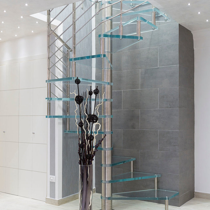 View of 75 Beautiful Glass Staircase Ideas & Designs - March 2026 | Houzz AU