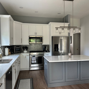 Two-Toned Kitchen Renovation with RTA Cabinets