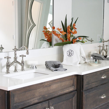 Pure White Vicostone Bathrooms