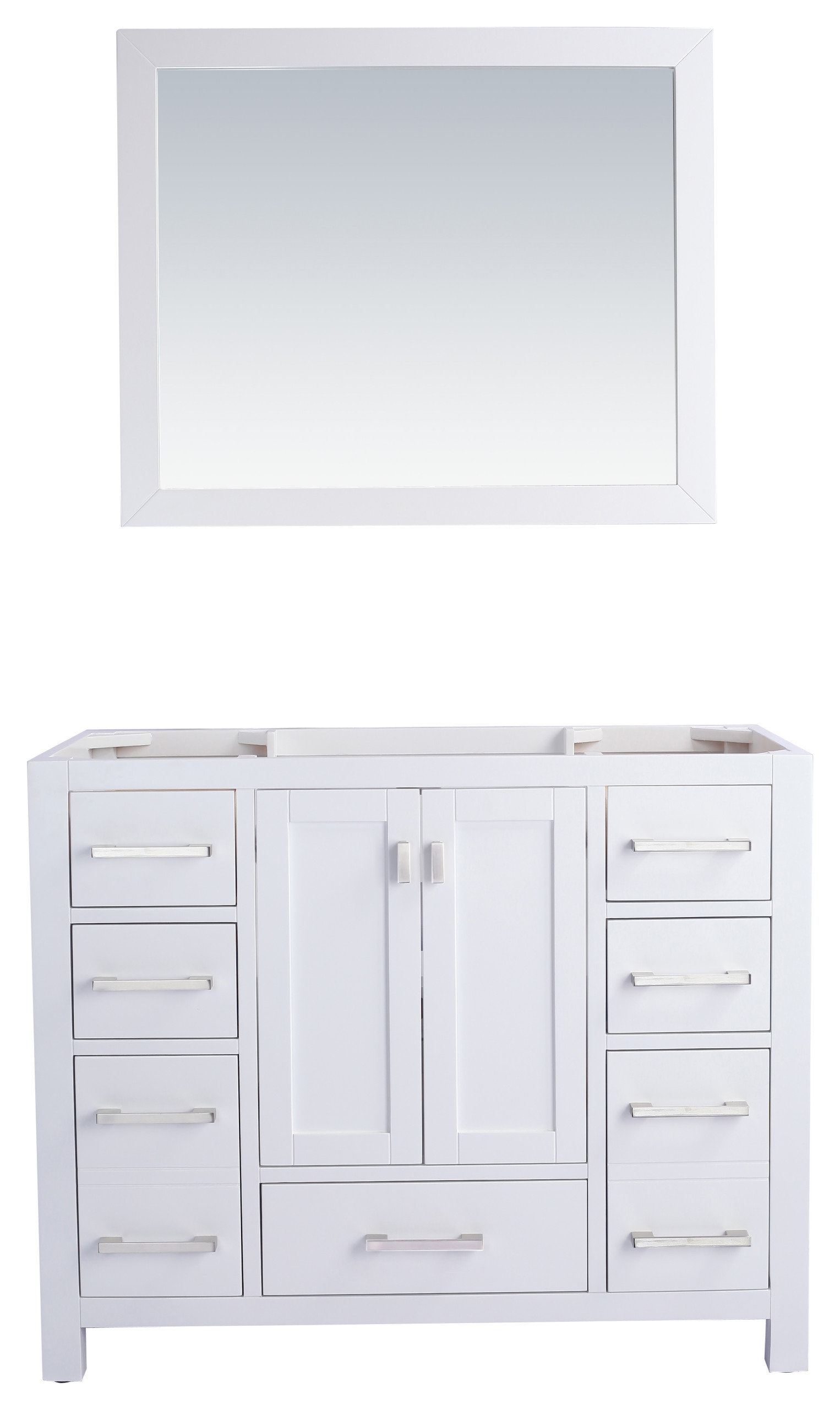 Wilson 42 - White Cabinet, no mirror, 22x42x34 - Transitional ...