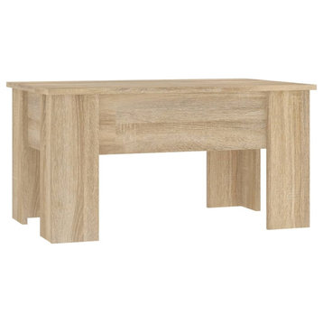 Vidaxl Coffee Table Sonoma Oak 31.1"x19.3"x16.1" Engineered Wood