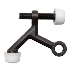 Designers Impressions - 6457 Oil Rubbed Bronze Light Duty Hinge Pin Door Stop - Door Stops