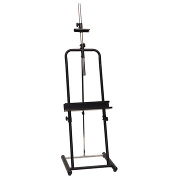 Deluxe Metal, Adjustable, Artist Easel for Painting with Storage Tray