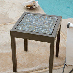 Modern Living End Table - Outdoor Side Tables