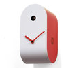 CuCupola 2135 White/Red Wall Clock