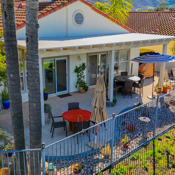 Elegant Outdoor Transformation with Retaining Wall & Paver Design