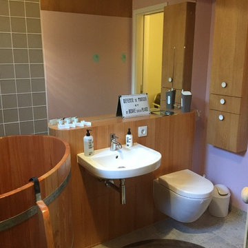 Duschbad im Saunabereich