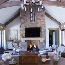 Great Room Stone and 1 Door