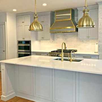 Millburn, NJ Kitchen with Custom Range Hood