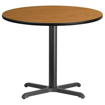 Flash Furniture 36'' Round Natural Laminate Table Top - XU-RD-36-NATTB-T3030-GG