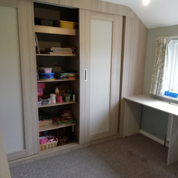 Wardrobe used for art and craft materials for home schooling