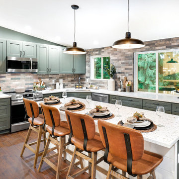 Aerial Quartz Kitchen