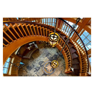 Alpine Ski Home - Rustic - Staircase - Burlington - by Randy Trainor ...