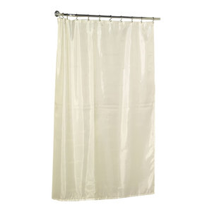 Carnation Home Extra Long (78'') Polyester Fabric Shower Curtain ...