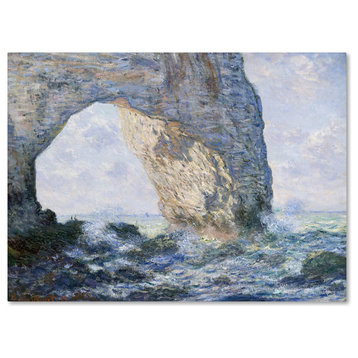 Monet 'The Manneporte' Canvas Art, 32 x 24