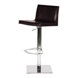 Gina Swivel Hydraulic Stool | Wenge - Bar Stools And Counter Stools