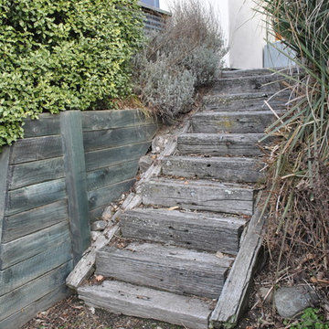 Vicki's Railway Sleeper Garden Landscape