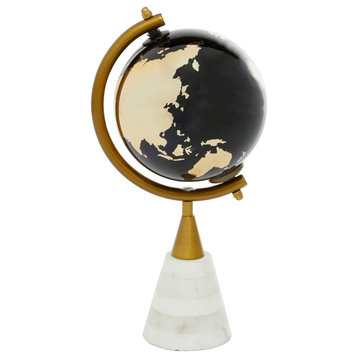 Modern Gold Ceramic Globe 28571